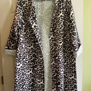 Leopard Print Women's Robe
